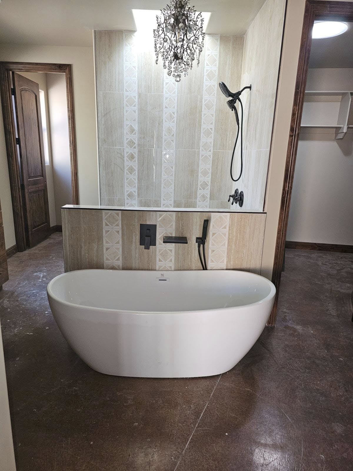 Bath and shower installation